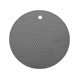 uxcell 3pcs Silicone Jar Opener Pads, 17.5cm/7" Texture Can Opener Multipurpose Round Bottle Lid Opener Non-Slip Coasters for Weak Hands Seniors Children, Gray