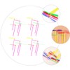 TOYANDONA 50pcs Plastic Flying Dragonfly Hand Rub Plastic Propeller Toys
