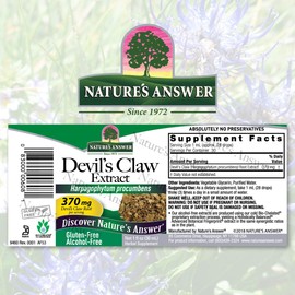 Nature's Answer Devil's Claw Root Alcohol Free Extract 1 Fluid Ounce | Supports Joint Function | Promotes Muscle and Bone Function
