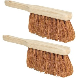 Soft hand Brush for Cleaning Soft bristle Brush Wooden Scrubbing Hand Brush Heavy Duty Indoor Outdoor Handheld Wooden Handle brush for Cleaning (PACK OF 2)