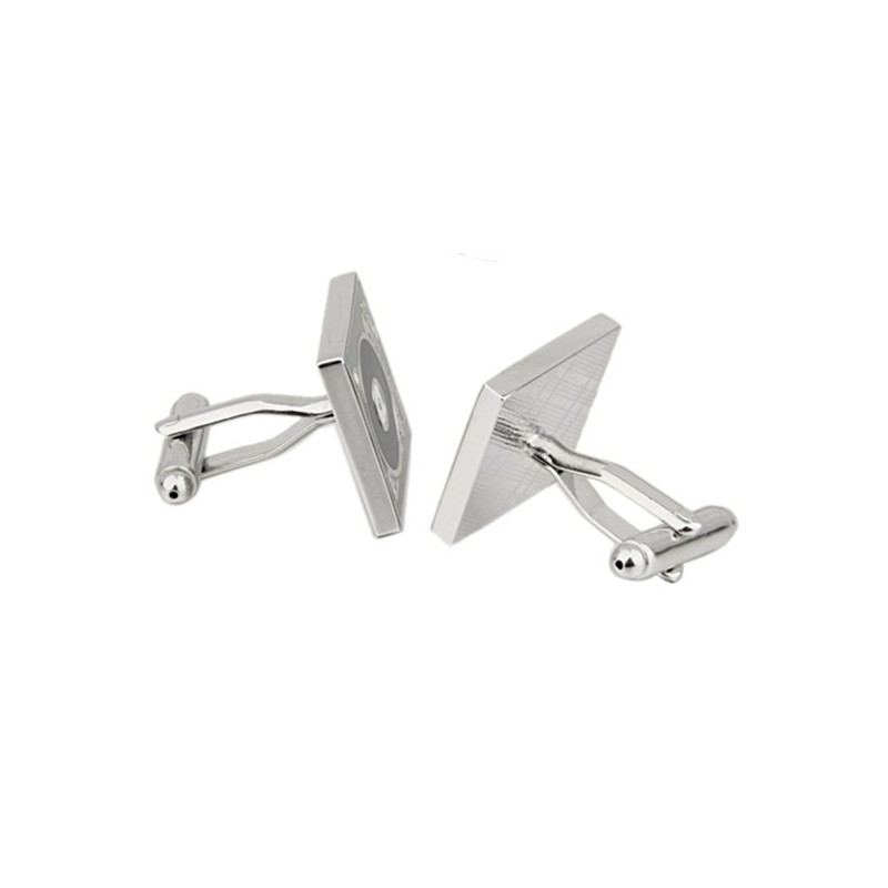 Dj Stereo Vinyl Retro Lp Record Player Deck Cufflinks