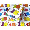 18th Birthday Gift Wrapping Paper Gift Wrap 2 Sheets &