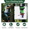 iMeshbean Tree Climbing Spikes,Upgraded Cow Leather Tree Climbing Spikes Set,Height