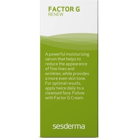 Sesderma Factor G Renew Sérum Liposomado con Factores de Crecimiento, Colágeno y Péptidos, Antiedad y Reafirmante Facial, 30 ml
