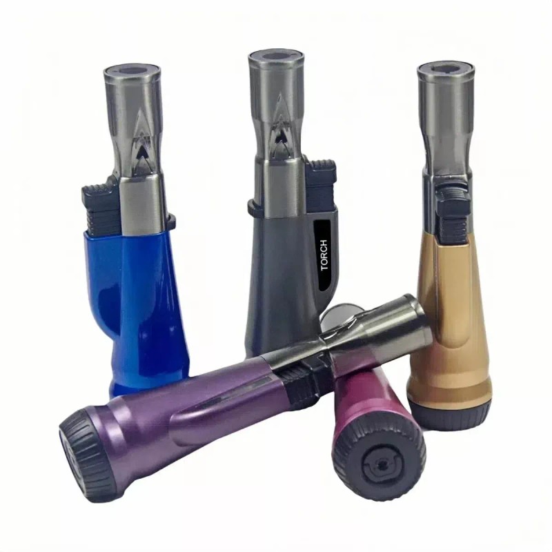 Jet Torch Flame Refillable Butane Lighter Adjustable Cigar Lighter/ 1