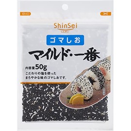 Makoto Gomashio Mild Ichiban Black 1.8 oz (50 g) x 5 Packs