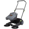 VEVOR Walk-behind Hand Push Floor Sweeper, 25.6" Sweeping Width Floor