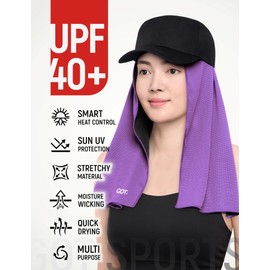 GOT Sports Cooling Towel (40"x12") – Chilly Towel for Neck & Face Wraps - Cooling Rag for Hiking, Gym, Yoga & Workouts (Purple)