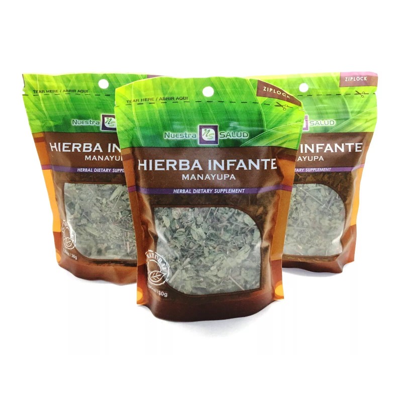 Nuestra Salud Manayupa Tea - Hierba Infante Te Herbal (90g)