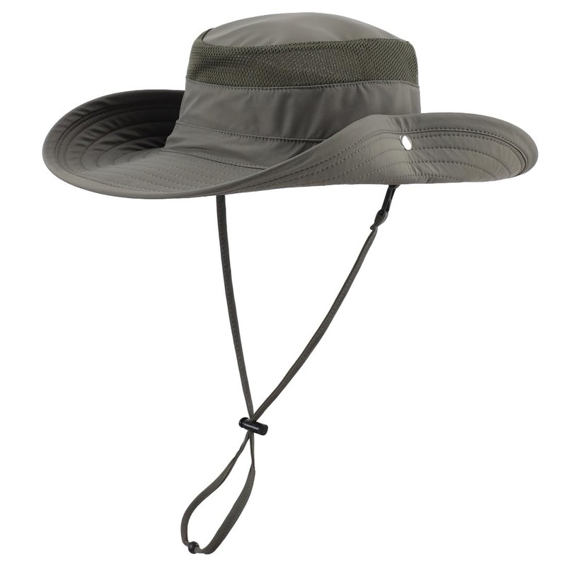 [Connectyle] アウトドア UPF50+ サファリハット メンズ レディース つば広 日よけ帽子 UVカット ブーニーハット