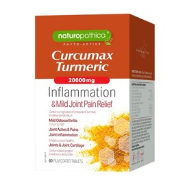 Naturopathica Phyto-Active Curcumax Turmeric 20,000mg Tab X 60