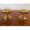 Chattels Stunning Pair of Large Mortice Flower Door Knobs in