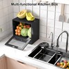 Alpeir Wooden Bread Box for Kitchen Countertop - Solid Wood