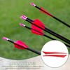 YELARXI Arrow Vanes Turkey Archery Arrows Feathers Fletching, 6 Inch