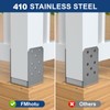 #10 x 3.5 Stainless Steel Deck Screws, 150Pcs 410 Grade