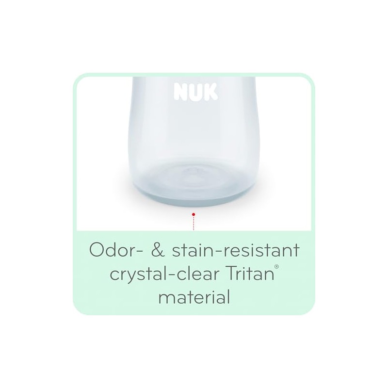 NUK - Taza Tritan para estudiantes pequeños, 5 onzas, más