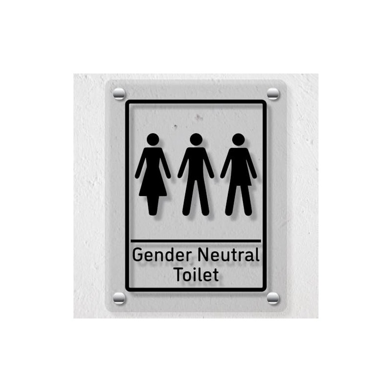V Safety Gender Neutral Toilet 150 x 200 mm -