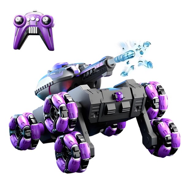 WwuHua Remote Controlled Six Wheel Tank - Transformable for Battle,