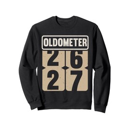 Vintage Legend 27 Years Old Oldometer 26-27 Men Women Bday Sweatshirt