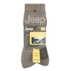 Jeep Men's JM273 3 Pair Luxury Terrain Socks (6-11, Khaki/Sand)