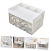 MAGICLULU Multi-function Transparent Drawer Storage Box for Makeup Cosmetics Stationery