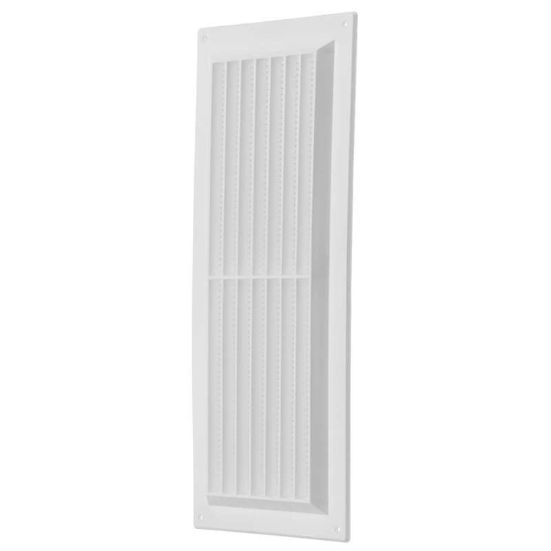 130 x 300 mm White Plastic Ventilation Grille – Exhaust