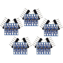 4-Channel IIC I2C Logic Level Converter Bidirectional Module 5 V to 3.3 V Pack of 5