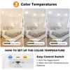 Slochi 4Pack 6.5Inch Flush Mount LED Ceiling Light Fixture White,