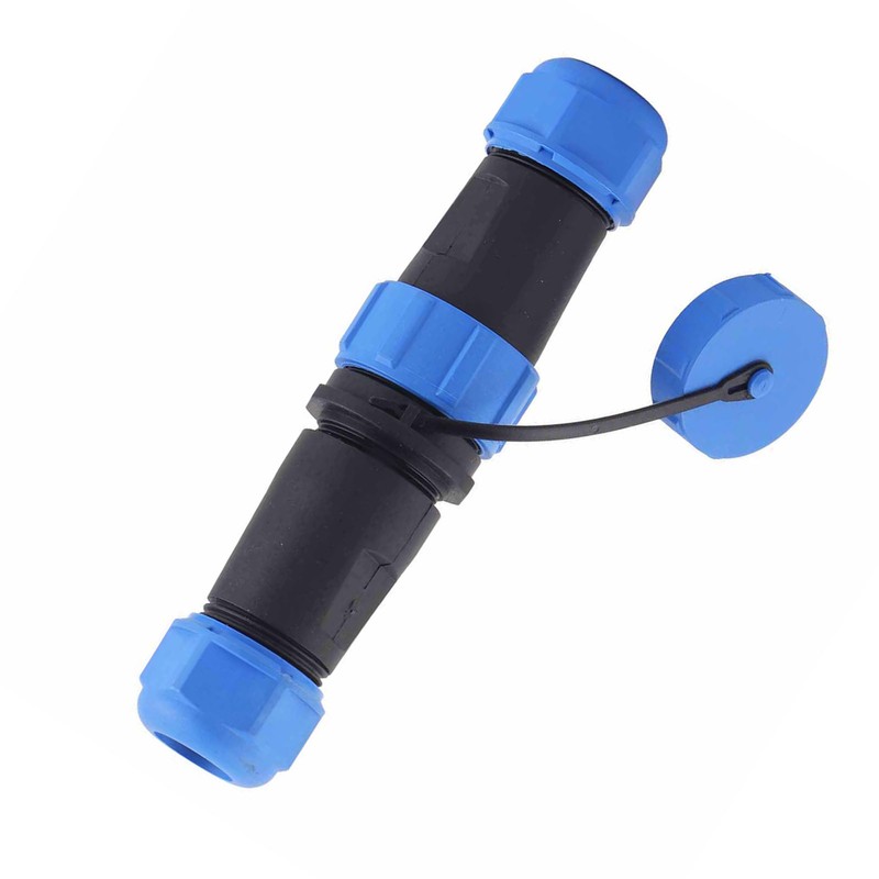 SP21 IP68 4Pin Waterproof Plastic Aviation Plug Socket Cable in