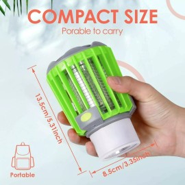 Albrillo Camping Lantern Flashlight Bug Zapper 4-in-1 Rechargeable Light