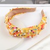 Totelux Back to School Headband for Teacher knot Pearl Hair