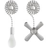 GDCOO 12 Inches Fan Pull Chain Set for Ceiling Light