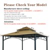 SCOCANOPY Replacement roof Compatible with Target Madaga Gazebo Model L-GZ136PST,(New
