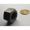Basic Hex Nut, PVC Plastic, 3/4"-10 Thread x 1 1/32"
