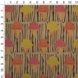 GRAPHICS & MORE Ice Cream Cones Yum Premium Kraft Roll Gift Wrap Wrapping Paper