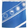 Titanic Shower Curtain 180 x 180 cm Blue White