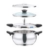 Vinod 18/8 Stainless Steel Outer Lid Magic Pressure Cooker -