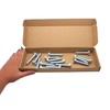 SKIR'CO Pack of 15 DIN 571 Galvanised Steel Hex Head