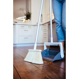 Full Circle Tag Team, Easy-Empty Compact Standing Broom and Dustpan Sweep Set