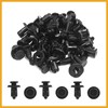 Partuto 20Pcs Fit 10mm Hole Plastic Rivets Fastener Fender Bumper