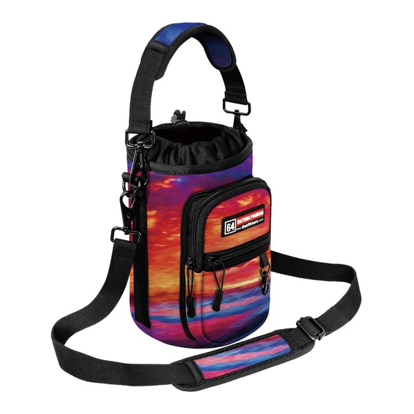 NATURE PIONEOR Water Bottle Holder with Strap,Water Bottle Carrier Bag