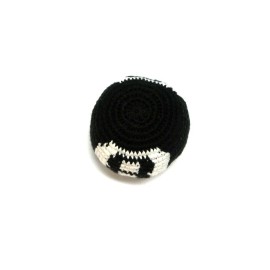 Mia Jewel Shop Black 8 Ball Design Hacky Ball Footbag Kick Sack Funny Gifts Billards Pool Toy