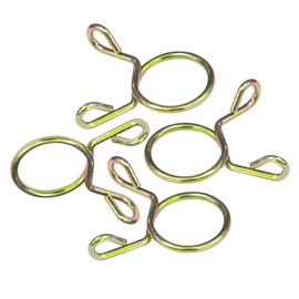 Ezitruz Pack of 50 spring hose clamps, fuel line clamps, spring band clamps, petrol hose clamps, hose clamps 11 mm, hose clamp for car, motorcycle, scooter, ATV