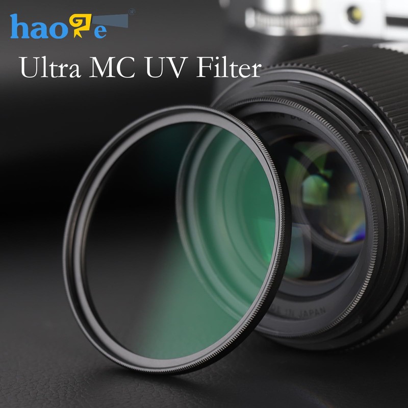 Haoge 55mm MC UV Lens Protection Filter Slim Frame with