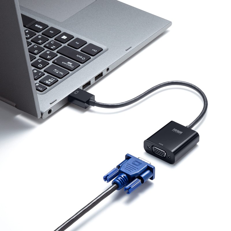 Sanwa Supply HDMI-VGA Conversion Adapter (HDMI A Male to VGA