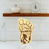 Bixuhai Sasquatch Charcuterie Board, 12.6" X 7.6" Unique Bigfoot Gifts,