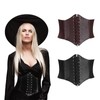 xlwen Women's Lace-Up Corset, Elastic Belt, Corset, Lace-Up Belt for