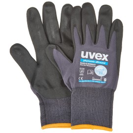 Uvex 600499 PHYNOMIC all-round glove, size 09, grey/black