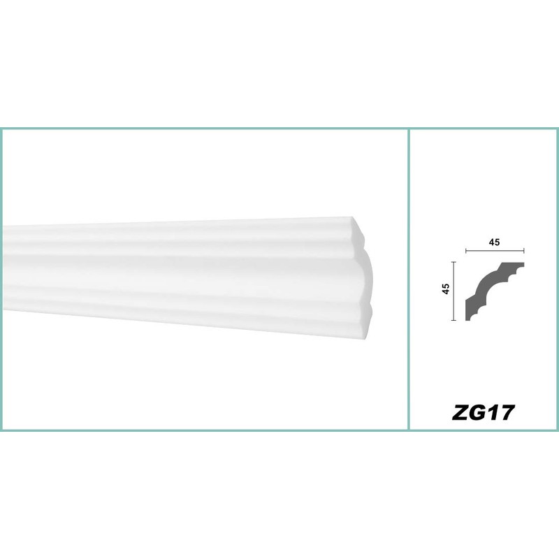 Heximo Ceiling Strips Hard Smooth Polystyrene Strips XPS Stucco Profile