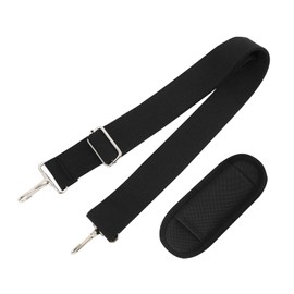 GodtKowty Universal Replacement Shoulder Strap with Clips,Metal Clips - Durable Nylon Strap for Laptop Bags, Briefcases, Messenger Bags, Cameras, Musical Instruments, Sports Bags - 155 cm, Black